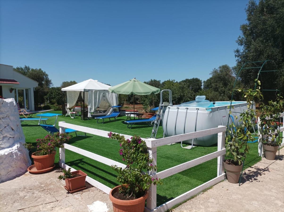 Trullo Libellula Villa เชจลีเมสซาปิกา ภายนอก รูปภาพ